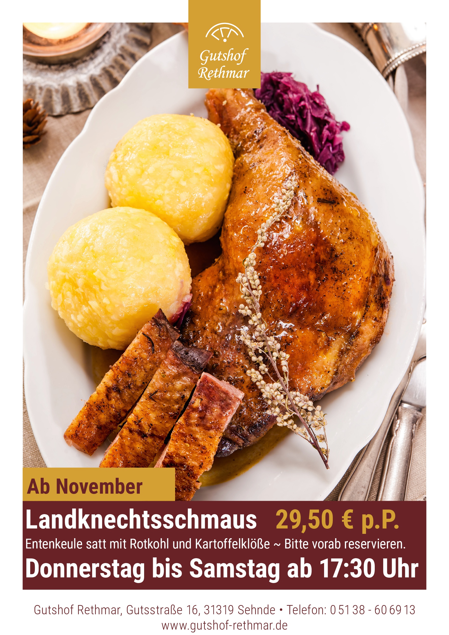 Unser Landknechtschmaus: Donnerstag, Freitag und Samstag Unser Landknechtsschmaus!